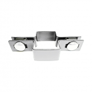 Paneļa stiprinājums abpusējs 40*60 ZN ar nerūsējošā tērauda skrūvēm 40*60mm