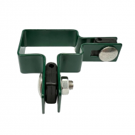 Paneļa stiprinājums stūra stabam 40*60 RAL6005 zaļš ar nerūsējošā tērauda skrūvēm 40*60mm