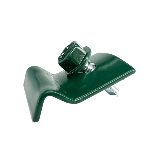 Metāla stiprinājums stieplei RAL6005 zaļš 1 GAB / PC