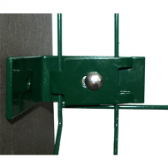 Paneļu betona/koka stiprinājums RAL6005 zaļš 90°