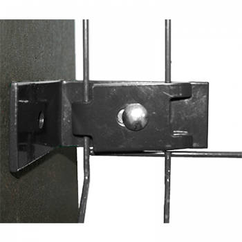 Paneļu betona/koka stiprinājums RAL7016 pelēks 90°