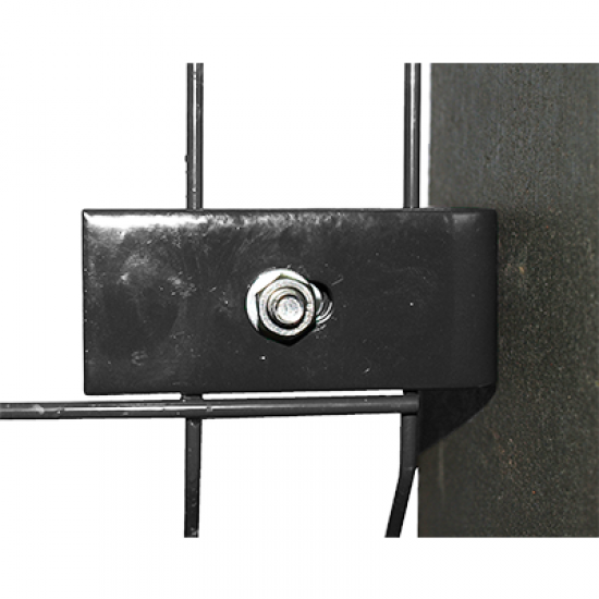 Paneļu betona/koka stiprinājums RAL7016 pelēks 90°