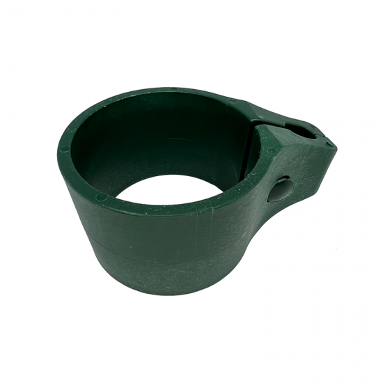 Paneļa stiprinājums vienpusējs apaļam stabam Ø60mm RAL6005 zaļš RAL6005