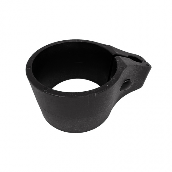 Paneļa stiprinājums vienpusējs apaļam stabam Ø60mm RAL9005 melns RAL9005