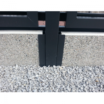 Pasētas metāla stiprinājums RAL7016 pelēks 30*6CM; RAL7016