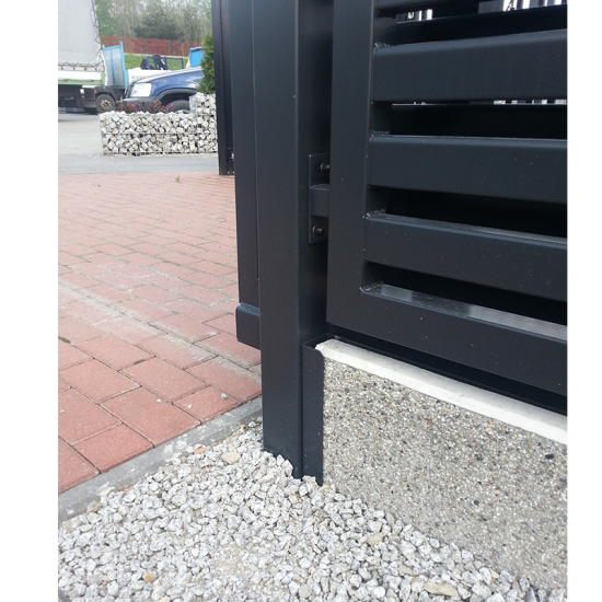 Pasētas metāla stiprinājums RAL7016 pelēks 30*6CM; RAL7016