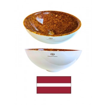 Keramiskā izlietne ar dzintaru, AMBER