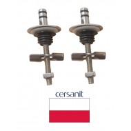 WC stiprinājumi poda vākam DUR SC EO (01, DUROPLAST