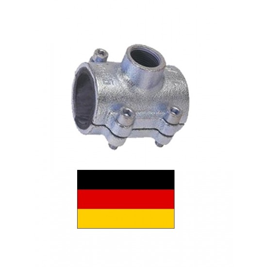 Bezvītņu uzmava ar atzaru tēr.caur.3104G, 3/4X1/2 G