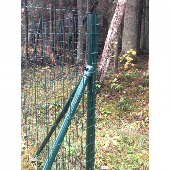 Atsaites stabs Ø38/1.3mm, UV, RAL7016 pelēks H 2.0m; Ø 38/1.3mm;