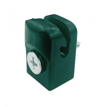 Plastmasas klipši stabiem + skrūve RAL6005 zaļš 1 GAB / PC