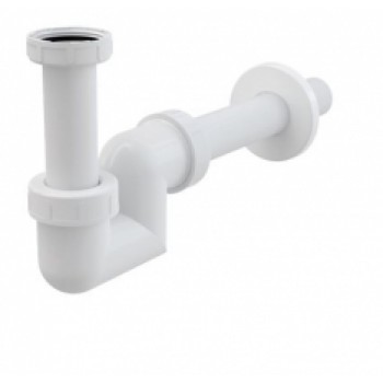 Sifons bidē un izlietnei A45F balta platmasa