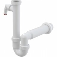 Cauruļsifons izlietnei A81 1"1/2 ar uzgriezni un štuceri