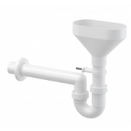 Cauruļveida sifons ar piltuvi kondensāta savākšanai AKS8