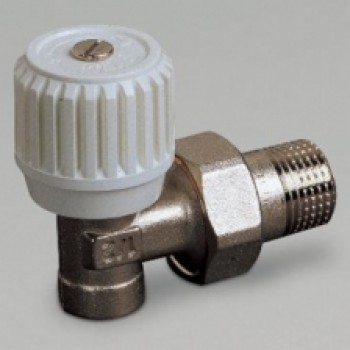 Radiatora rokas regulators RS712 leņķa, lodējams