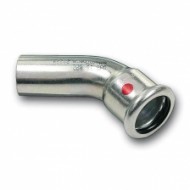 Cinkota tērauda līkums 45° MF