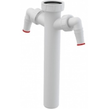 Sifona caurule ar uzgriezni A44M-DN40, G1"1/2, 2x17-23mm