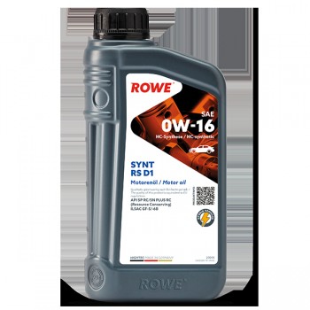 ROWE SYNT RS D1 SAE 0W-16 1L