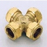 Kompresijas krusts Cu caurulei 15x15x15x15