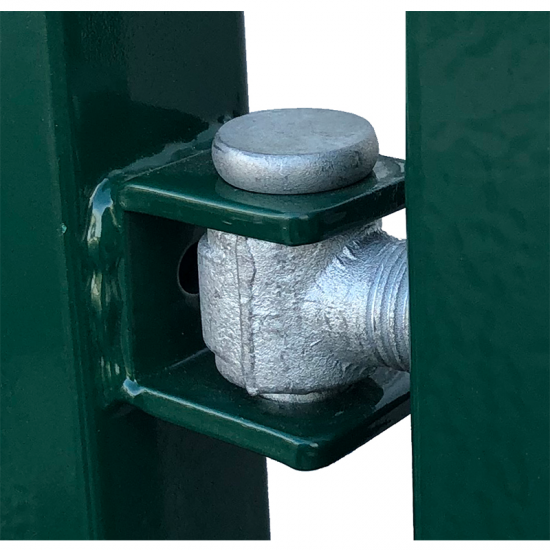 Kvadrātprofilu vārtu vērtne W1M RAL6005 zaļš H1.2 W1.0m