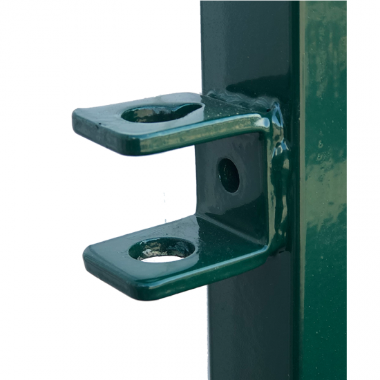 Kvadrātprofilu vārtu vērtne W1M RAL6005 zaļš H1.5 W1.0m