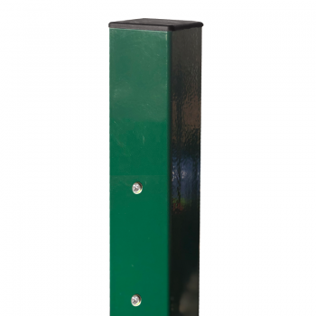 Kvadrātprofilu vārtu stabs RAL6005 zaļš H2500/80*80/2mm-1.73m vārtiem