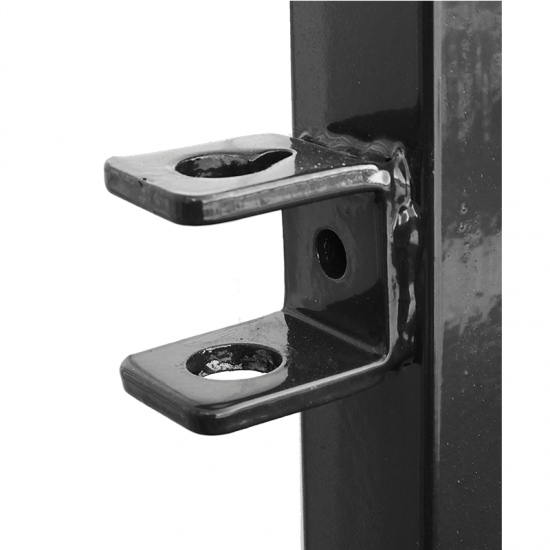 Kvadrātprofilu vārtu vērtne W1M RAL7016 pelēks H1.5 W1.0m