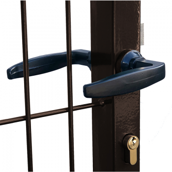 Kvadrātprofilu vārtu vērtne W1M RAL8017 brūns H1.5 W1.0m