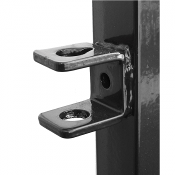 Kvadrātprofilu vārtu vērtnes W4M RAL7016 pelēks H1.5 W4.0m