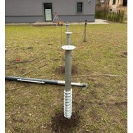 Skrūvpālis M 68X800X1,8mm M12 HDG