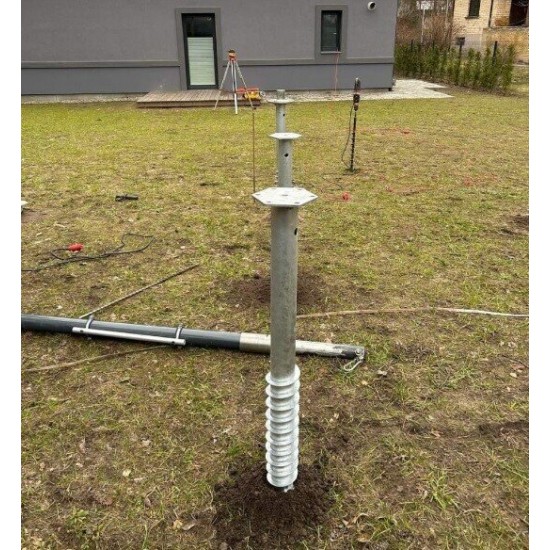 Skrūvpālis M 68X800X1,8mm M12 HDG