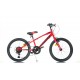 Bērnu velosipēds 20'' ''420 SPORT'', sarkans/melns, 6 ātrumi