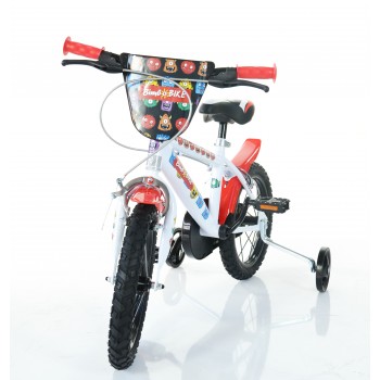 Bērnu velosipēds Bimbo Bike 14'' ''MONSTER'', melns/ sarkans/ balts