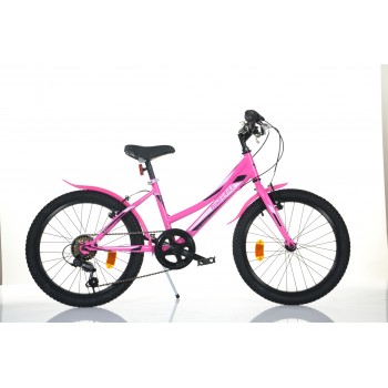 Bērnu velosipēds 20" "VIRUS GIRL", rozā/melns
