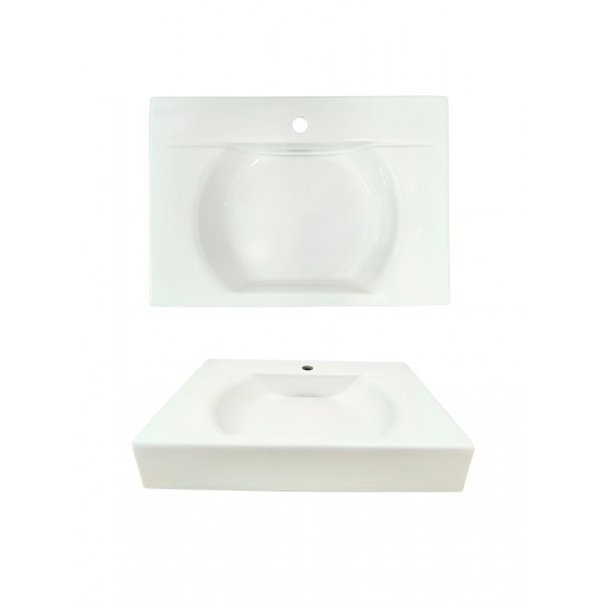 Keramiskā izlietne 650x460x120 L955, GONG