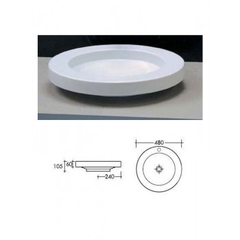 Keramiskā izlietne 480x110 L925, ULAHOP R