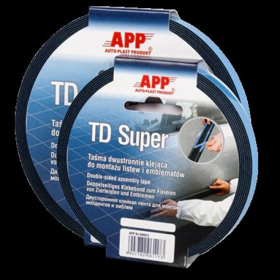 Divpusēja līmlenta TDSuper, 12mm