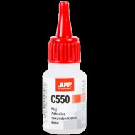 APP Ciānakrila līmes gumijai un plastmasai C550