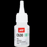 APP Ciānakrila līmes gumijai un plastmasai