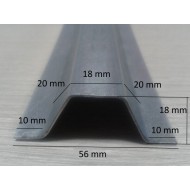 Cinkota tērauda Omega profils 1mm