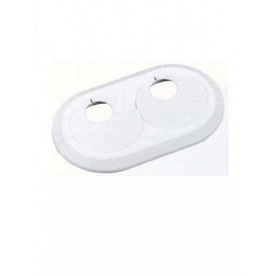 Rozete(dubulta)2220 18mm,balta, 18MM