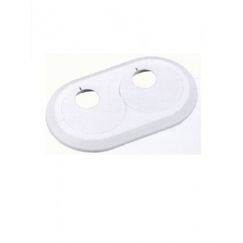 Rozete(dubulta)2220 15mm,balta, 15MM