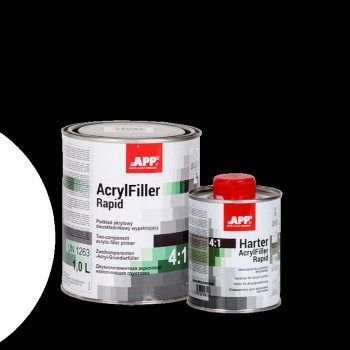 APP 2K Akrila pildgrunts Rapid 4+1, Melna