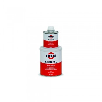 RELO Akrila pildgrunts 4:1, 1,25 litri, Pelēka