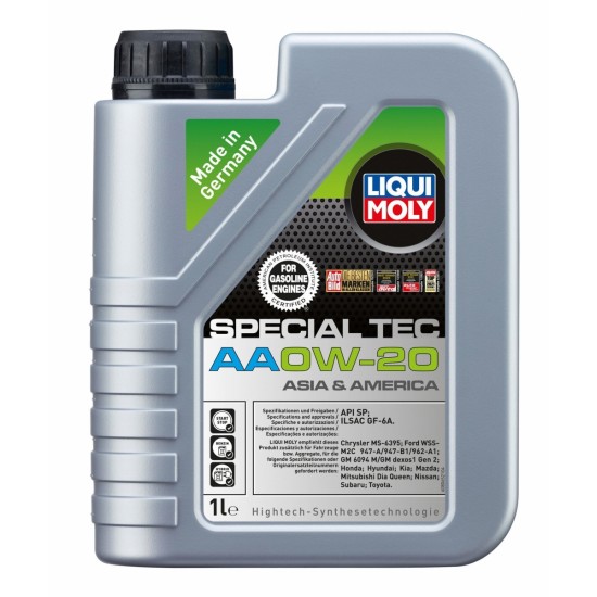 LIQUI MOLY Sintētiskā eļļa TEC AA 0W20 1L