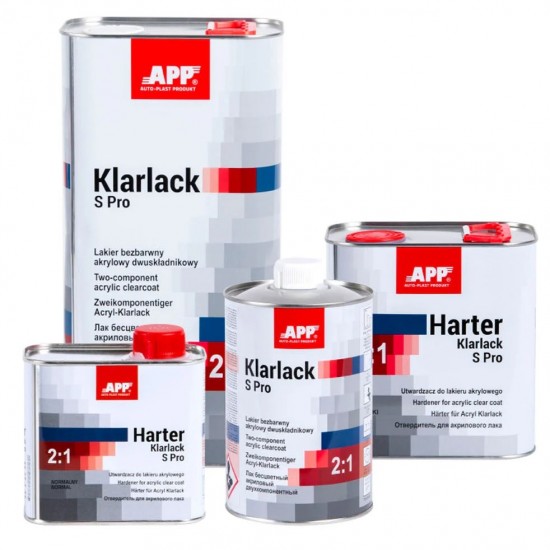 APP Spīdīga akrila laka S Pro 1l
