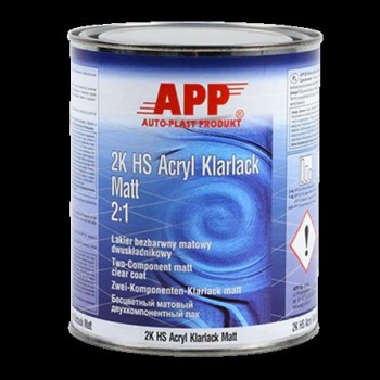 APP Matēta akrila laka 1l