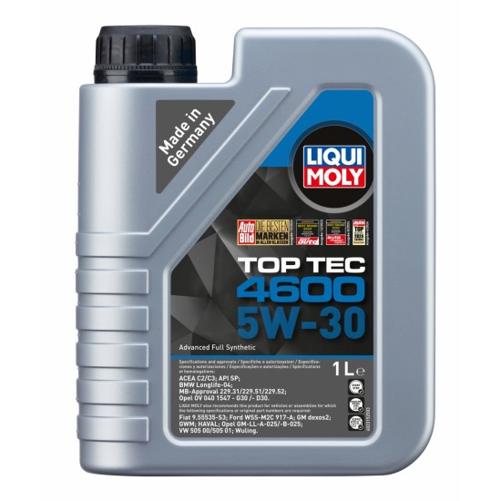 LIQUI MOLY Motoreļļa Top-Tec 4600 5W-30 1L