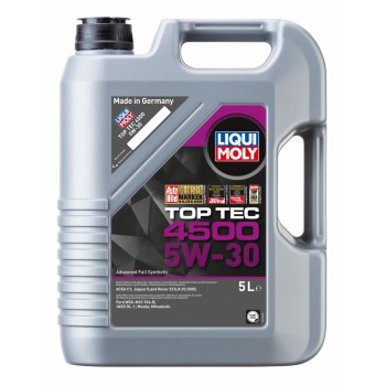LIQUI MOLY Motoreļļa Top-Tec 4500 5W-30 5L