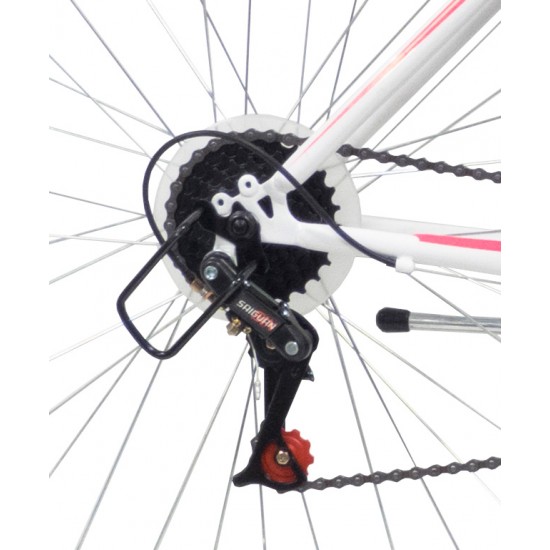 Sieviešu velosipēds 26'' ''MILANO'', balts/rozā